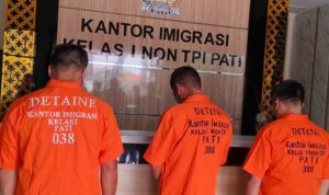 Tiga WNA China diamankan di Kantor Imigrasi Kelas I Pati